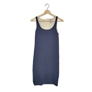 Carmen Marc Valvo Navy Knit Dress Women’s‎ Size Small